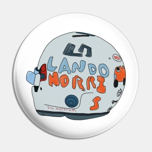 Lando Norris- Eva Helmet Pin