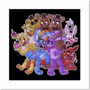 FNAF 2 animatronics Classic Poster for Sale by AarondeWerd