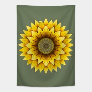 Sunflower Mandala Tapestry