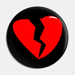 Broken Hearted Pin