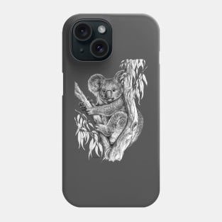 Koala drawing - by Nadya Neklioudova Phone Case