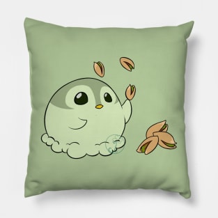 Penguinscoops - pistachio Pillow