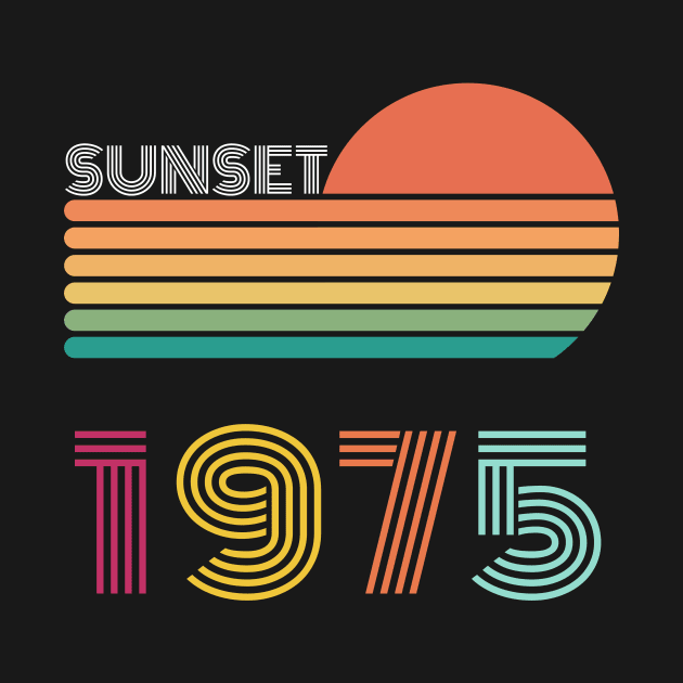 Sunset Retro Vintage 1975 by Happysphinx