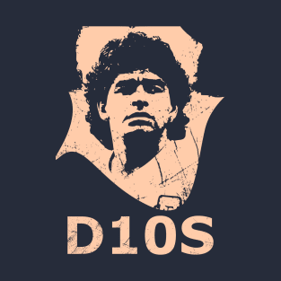 Diego maradona illustration flat T-Shirt