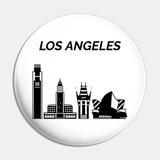 Los Angeles Skyline, City in California Pin