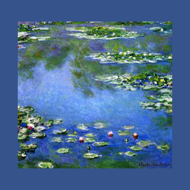 Waterlilies by Claude Monet by MasterpieceCafe
