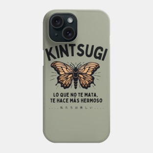 Kintsugi art and quote for work lovers Phone Case