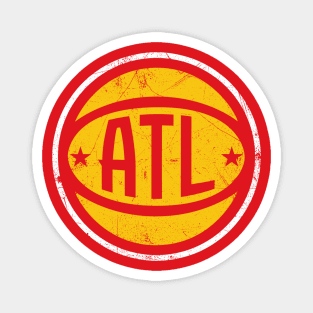 ATL Retro Ball - Red Magnet