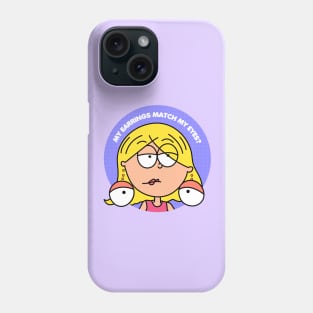 Earrings's Eyes Phone Case