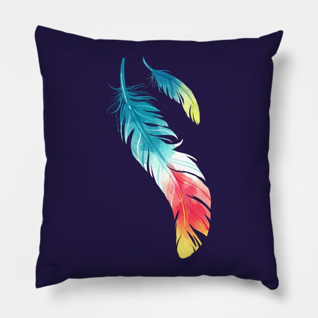 Feather Pillow by Freeminds