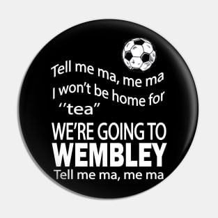 Newcastle going to Wembley Newcastle fan gift Geordie Toon Pin