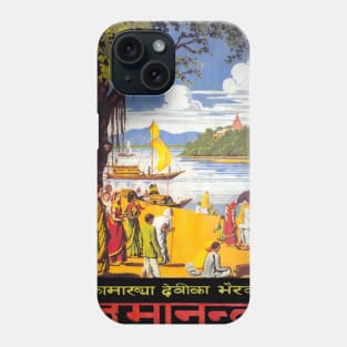 Vintage Travel Poster India - Kolkata 1930s Phone Case