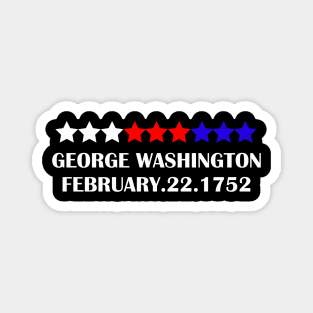 Washington Birthday Design Magnet