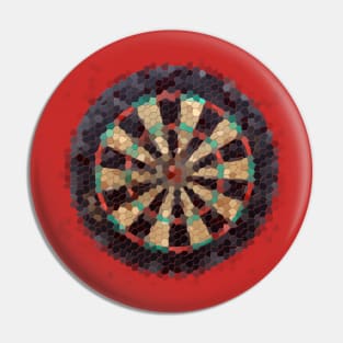 Mosaic Dartboard Pin