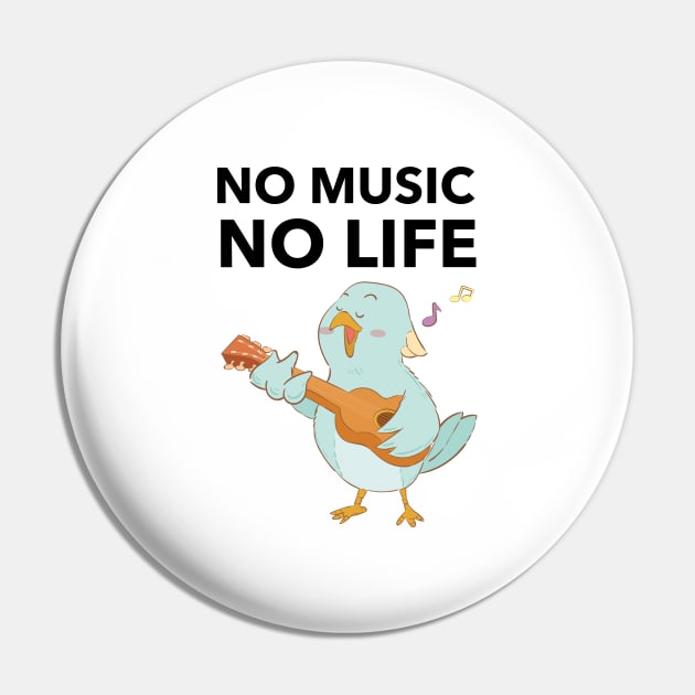 No Music No Life Pin by Jitesh Kundra