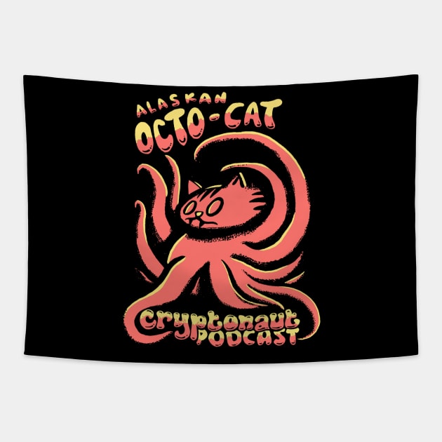 Alaskan Octo-Cat - Designed by Todd Purse Tapestry by The Cryptonaut Podcast 