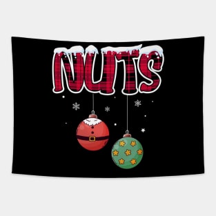 Chest Nuts Christmas Matching Couple Chestnuts Tapestry