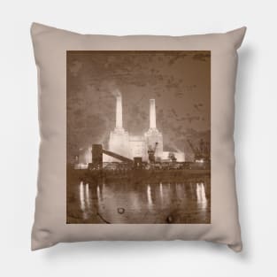 Battersea Power Station 1955 Pillow