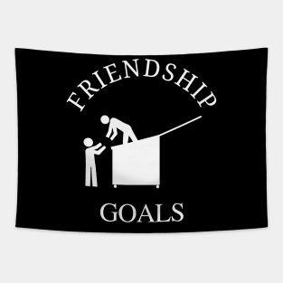 Friendship Goals - Dumpster Diving Tapestry