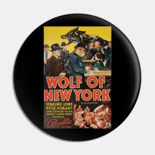 wolf of new york Pin