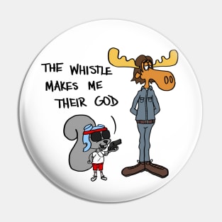 Whistle God Pin