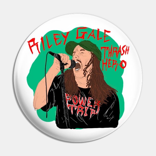 RILEY GALE - THRASH METAL HERO Pin by MacSquiddles