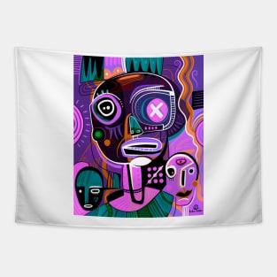 Abstract face Tapestry