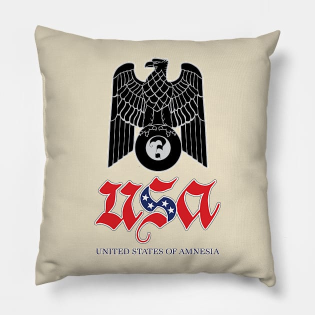 United States of Amnesia Pillow by PeregrinusCreative