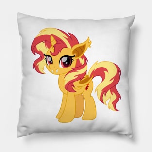 Sunset Shimmer bat pony redraw Pillow