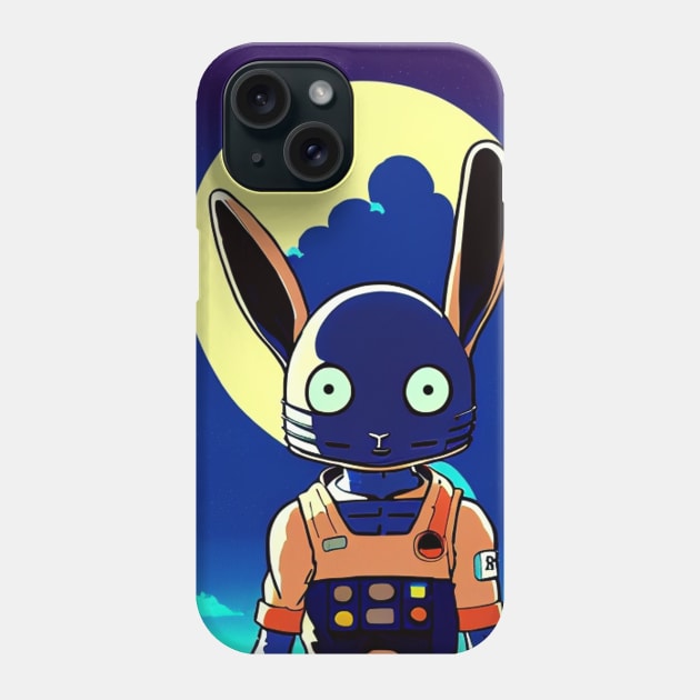 Cartoon Rabbit Phone Case by Trip Tank