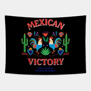 Mexican victory,cinco de mayo, batalla de puebla Tapestry