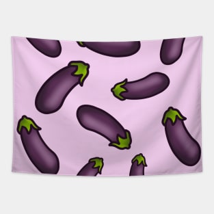 Cute eggplant Tapestry