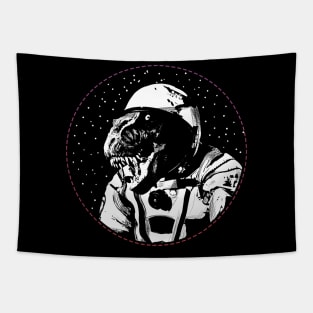 Astronaut Dinosaur Funny Tapestry