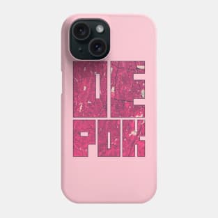 Depok, West Java, Indonesia City Map Typography - Blossom Phone Case