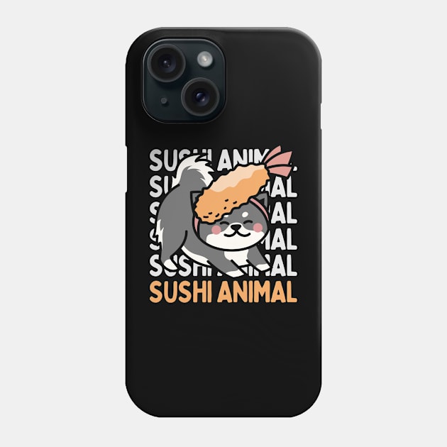 Cute Kawaii Sushi lover I love Sushi Life is better eating sushi ramen Chinese food addict Phone Case by BoogieCreates