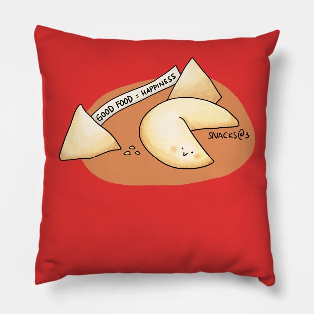 Fortune Cookie Pillow by Snacks At 3