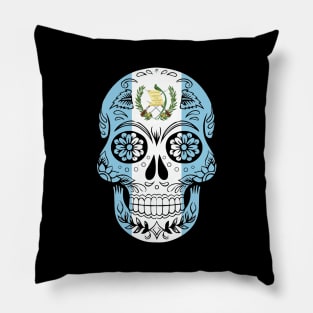 Guatemala Skull Flag sugar skull gift Pillow