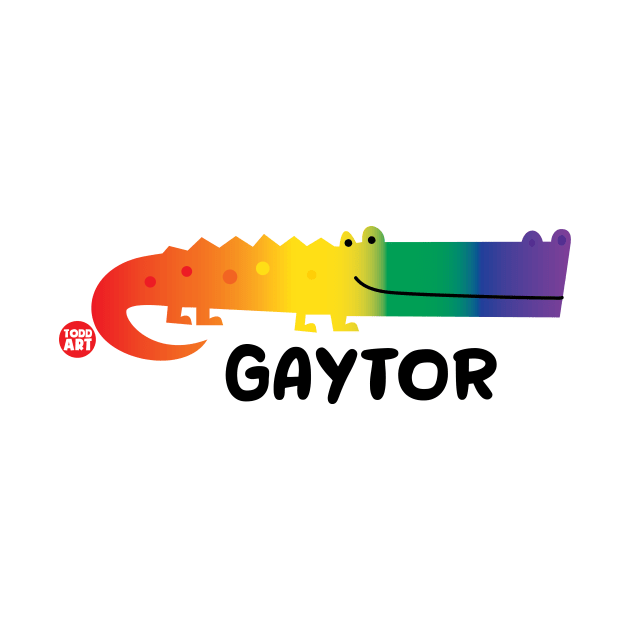 gaytor gator by toddgoldmanart