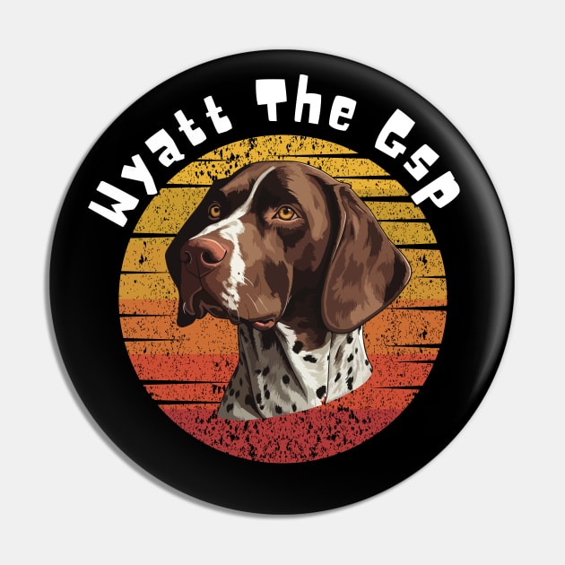 Wyatt the Grateful Sprint Hound Pin by TaansCreation 