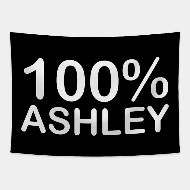 Ashley name fathers day gifts from wife and daughter. Tapestry by BlackCricketdesign