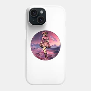 Vintage 50s Cosmic Cowgirl Phone Case