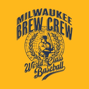 Vintage BREW CREW World Class Baseball T-Shirt