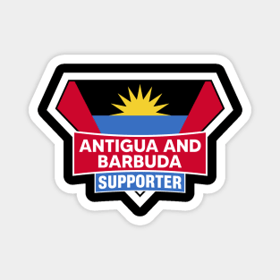 Antigua And Barbuda Super Flag Supporter Magnet