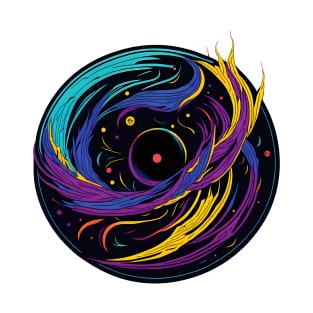 Galactic Vinyl Record T-Shirt