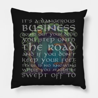 Round Door - Dangerous Business - Black - Fantasy Pillow