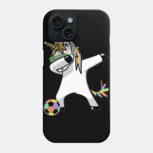 Dabbing Unicorn and Unicorn Dab Soccer Shirts Phone Case