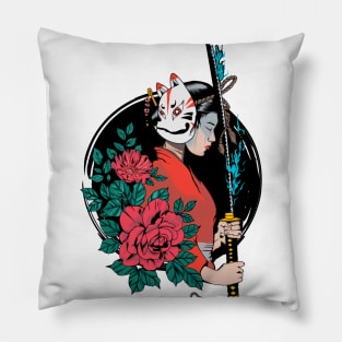 The rose shinobi Pillow