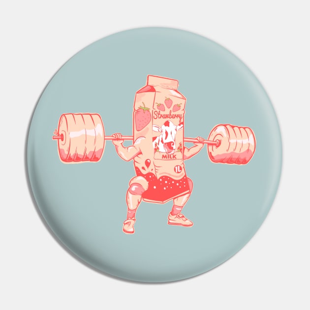 Strawberry Milkshake Milk Nutrition Pin by mailboxdisco