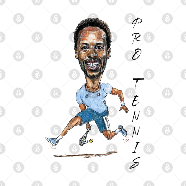 Gael Monfils Pro Tennis by dizzycat-biz