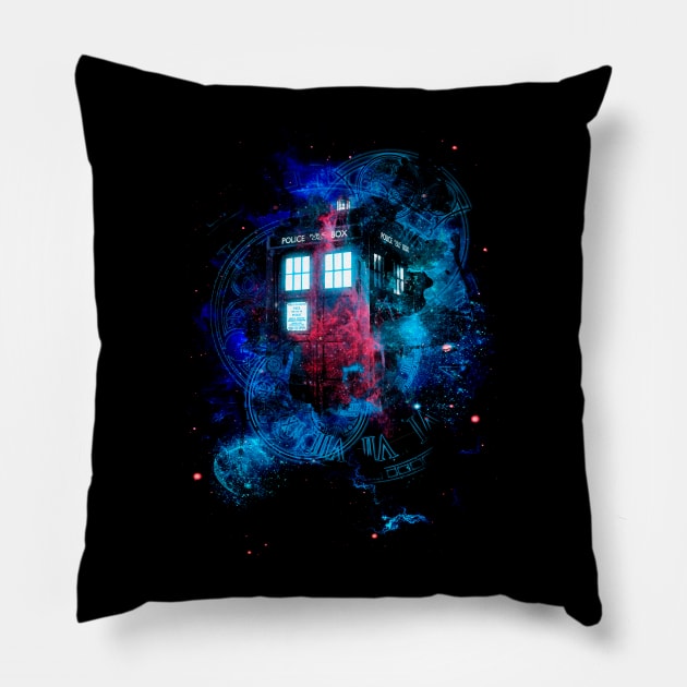 Time and Space Pillow by HappyLlama